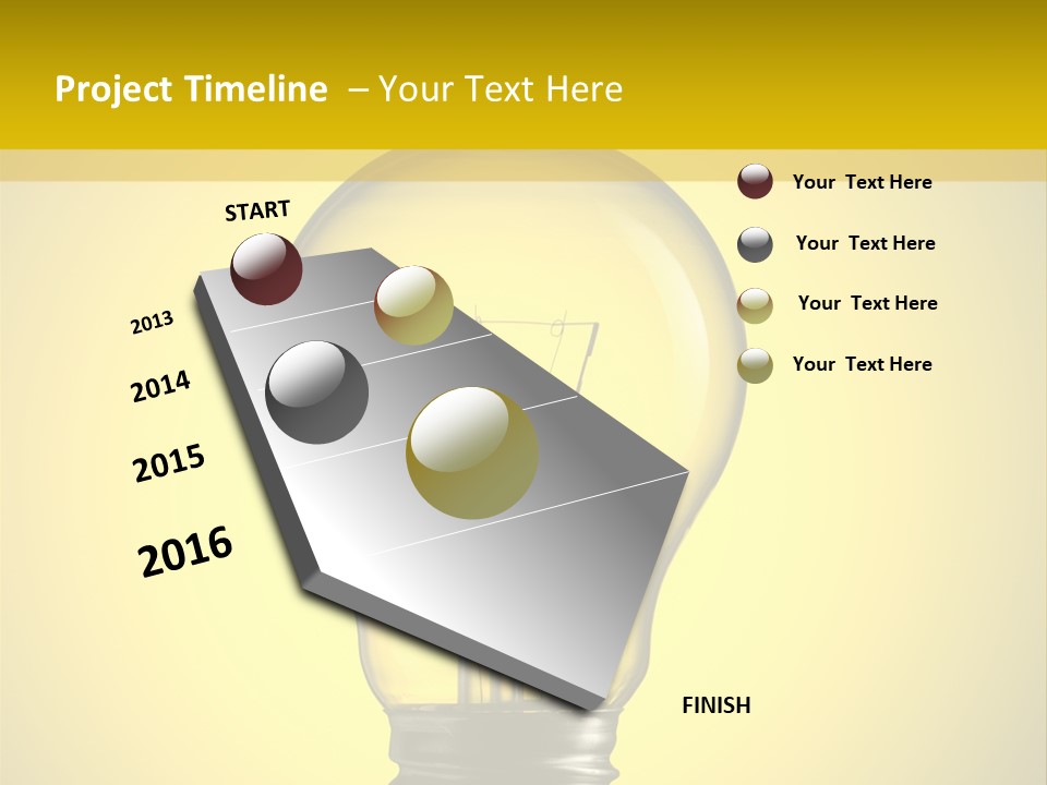 Yellow Inspiration Idea PowerPoint Template