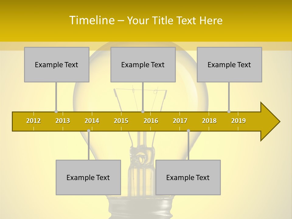 Yellow Inspiration Idea PowerPoint Template