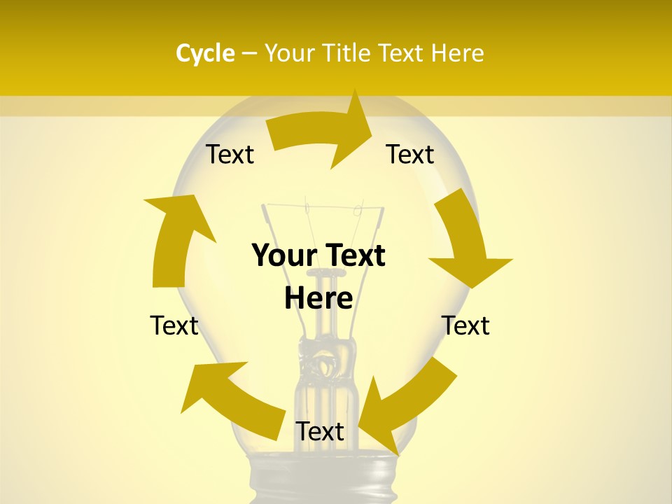 Yellow Inspiration Idea PowerPoint Template