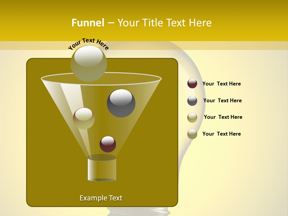 Yellow Inspiration Idea PowerPoint Template