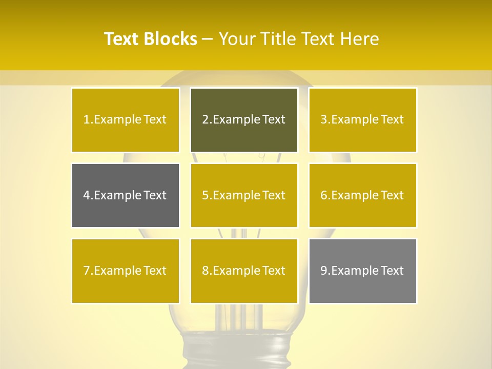 Yellow Inspiration Idea PowerPoint Template