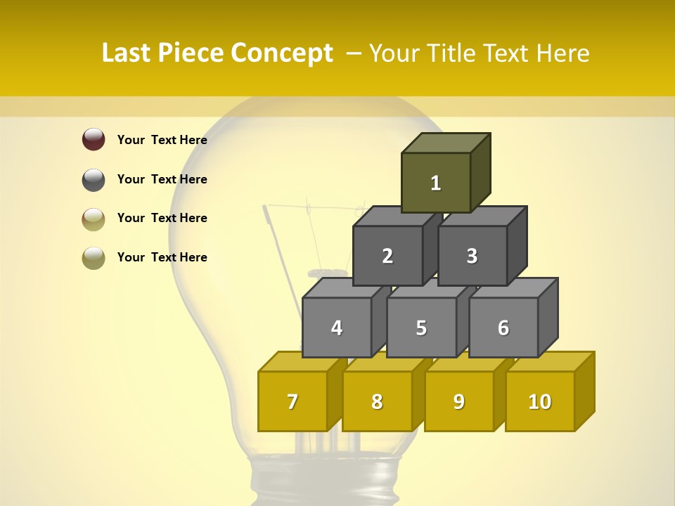 Yellow Inspiration Idea PowerPoint Template