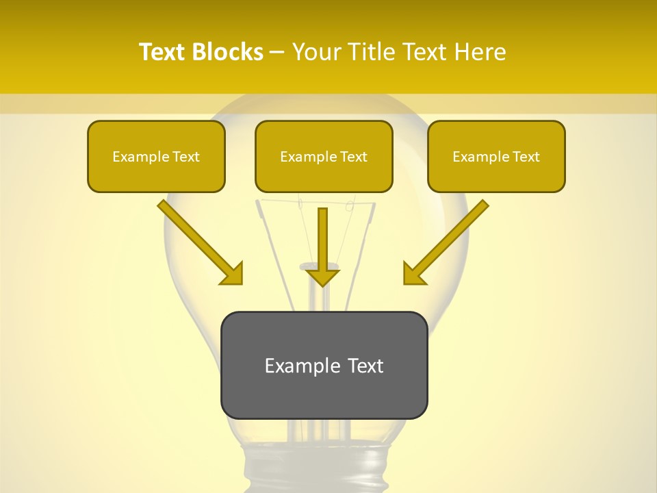 Yellow Inspiration Idea PowerPoint Template