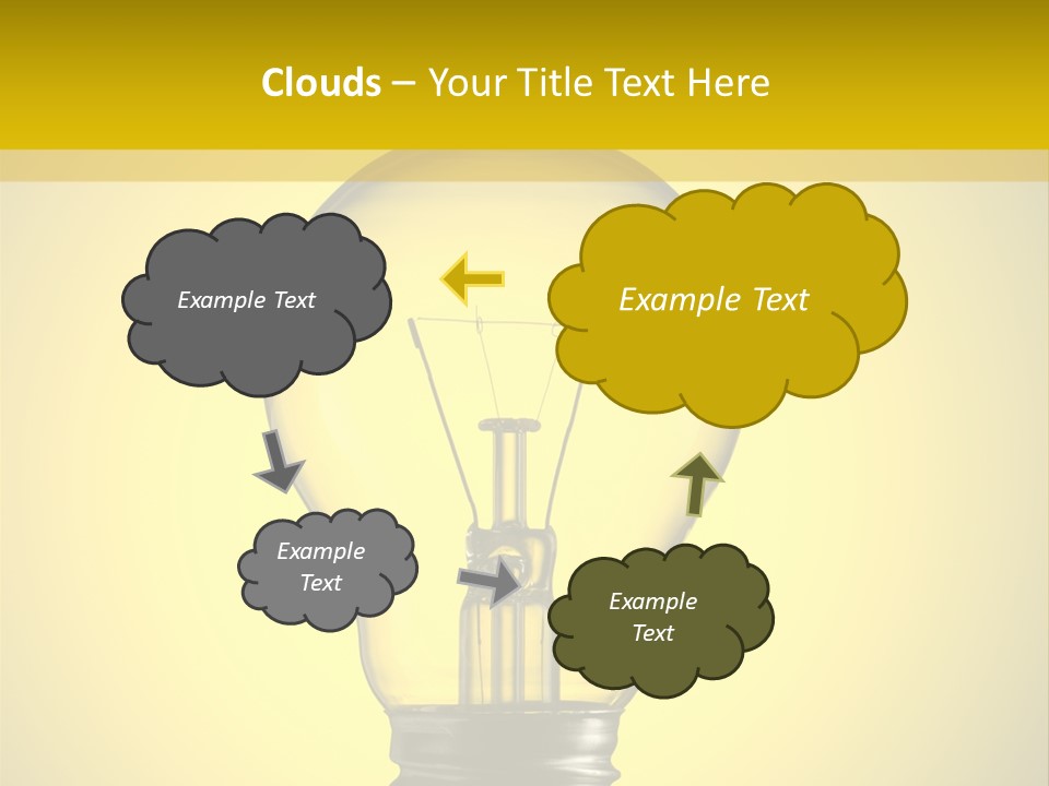 Yellow Inspiration Idea PowerPoint Template