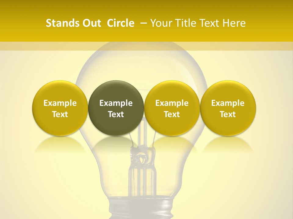 Yellow Inspiration Idea PowerPoint Template