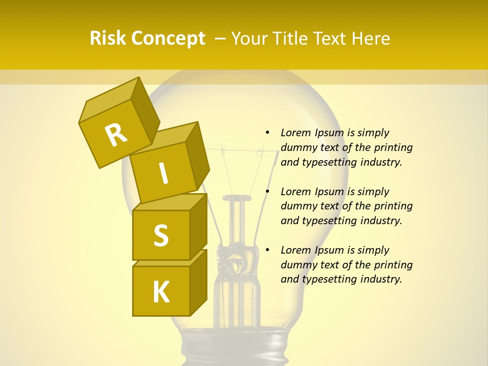 Yellow Inspiration Idea PowerPoint Template