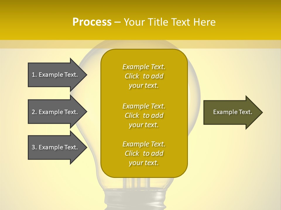 Yellow Inspiration Idea PowerPoint Template