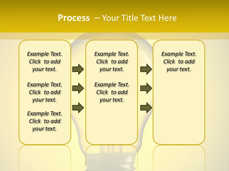 Yellow Inspiration Idea PowerPoint Template