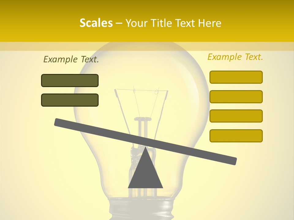 Yellow Inspiration Idea PowerPoint Template