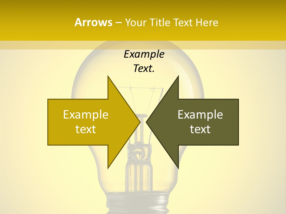 Yellow Inspiration Idea PowerPoint Template