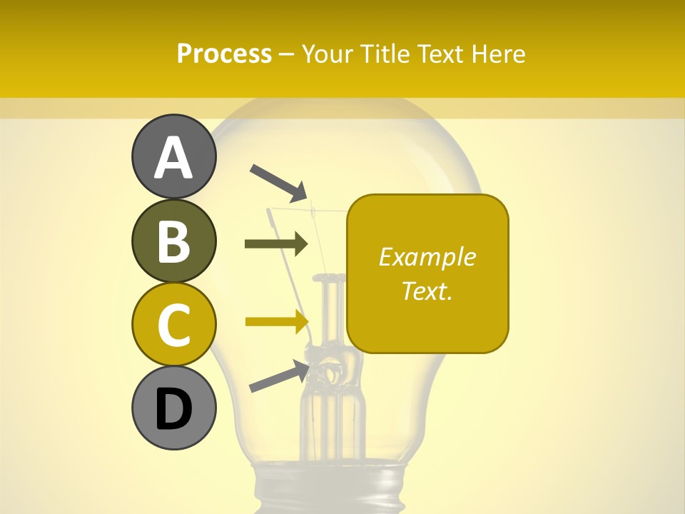 Yellow Inspiration Idea PowerPoint Template