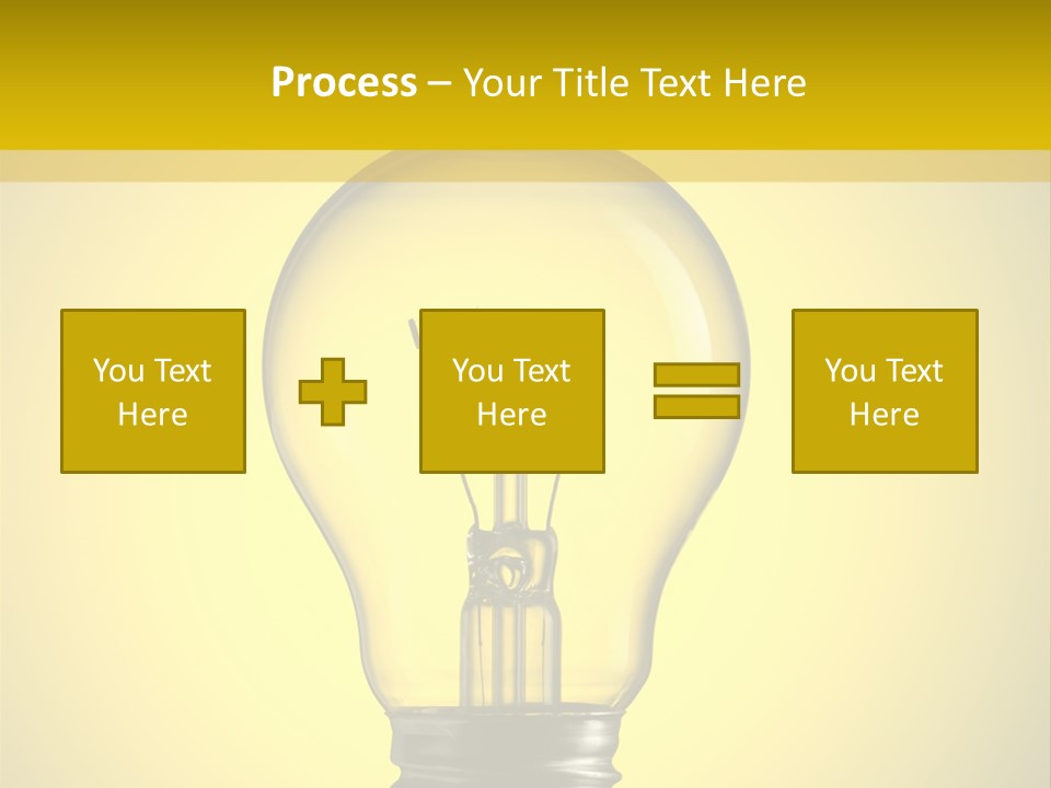 Yellow Inspiration Idea PowerPoint Template