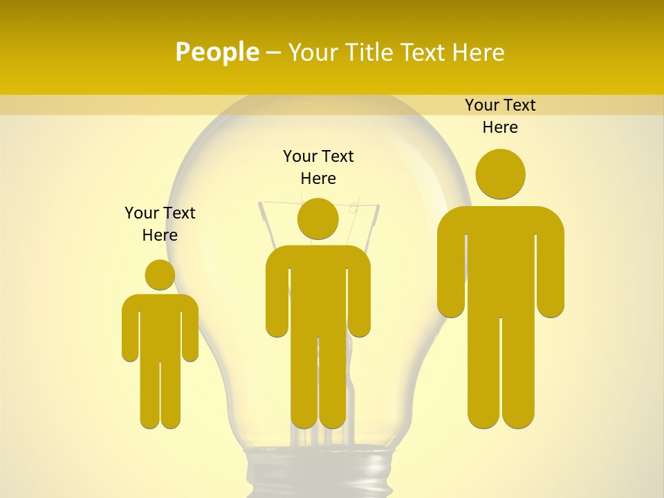 Yellow Inspiration Idea PowerPoint Template