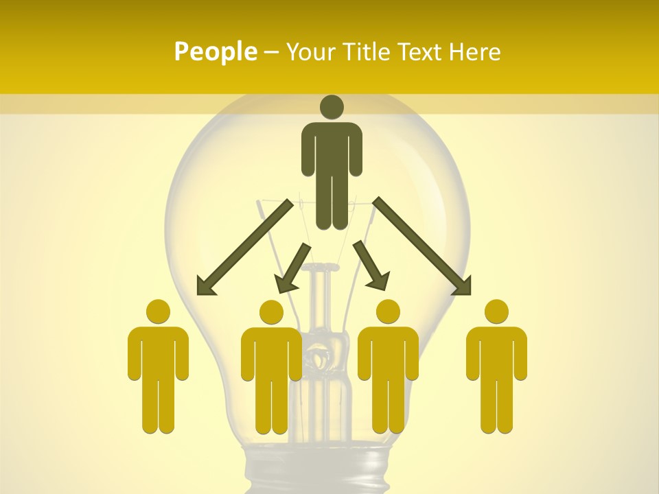 Yellow Inspiration Idea PowerPoint Template