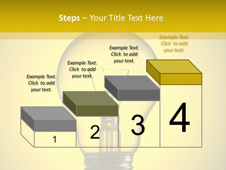 Yellow Inspiration Idea PowerPoint Template