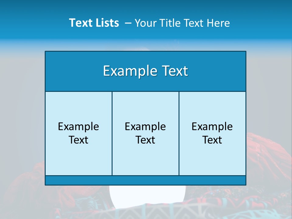 Illuminated Woman Beautiful PowerPoint Template