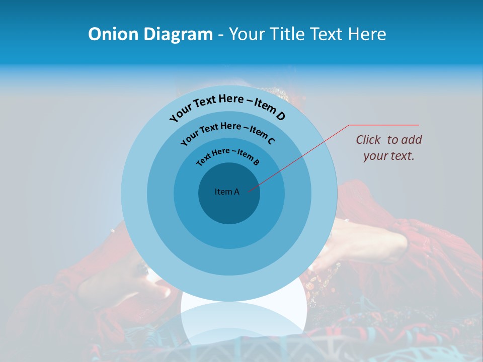 Illuminated Woman Beautiful PowerPoint Template