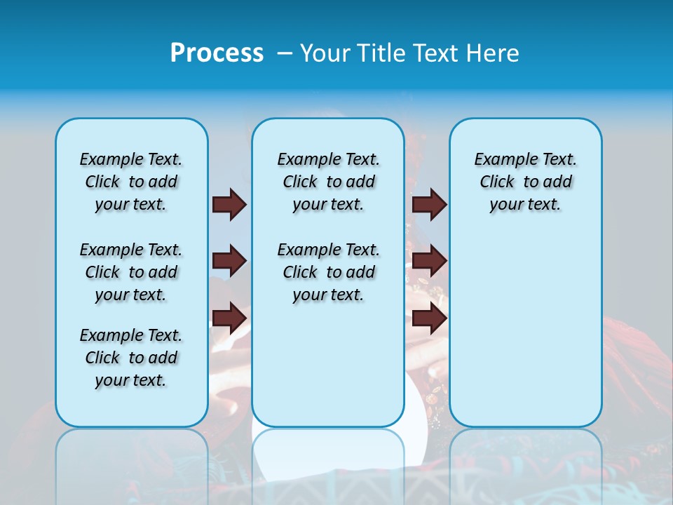 Illuminated Woman Beautiful PowerPoint Template