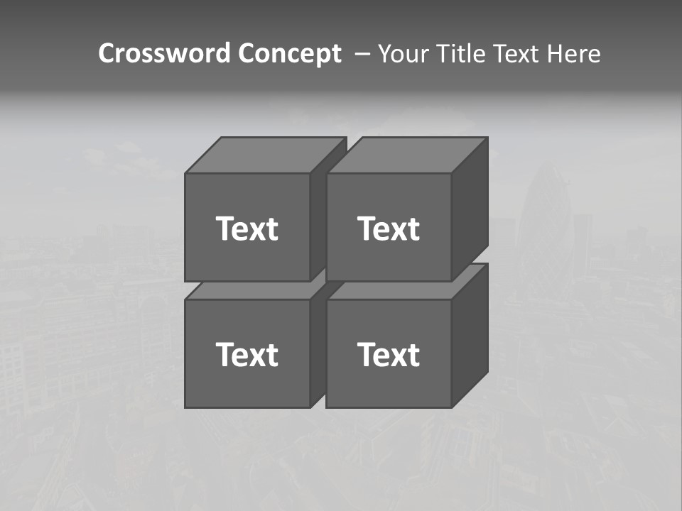Skyscraper Tall Panorama PowerPoint Template