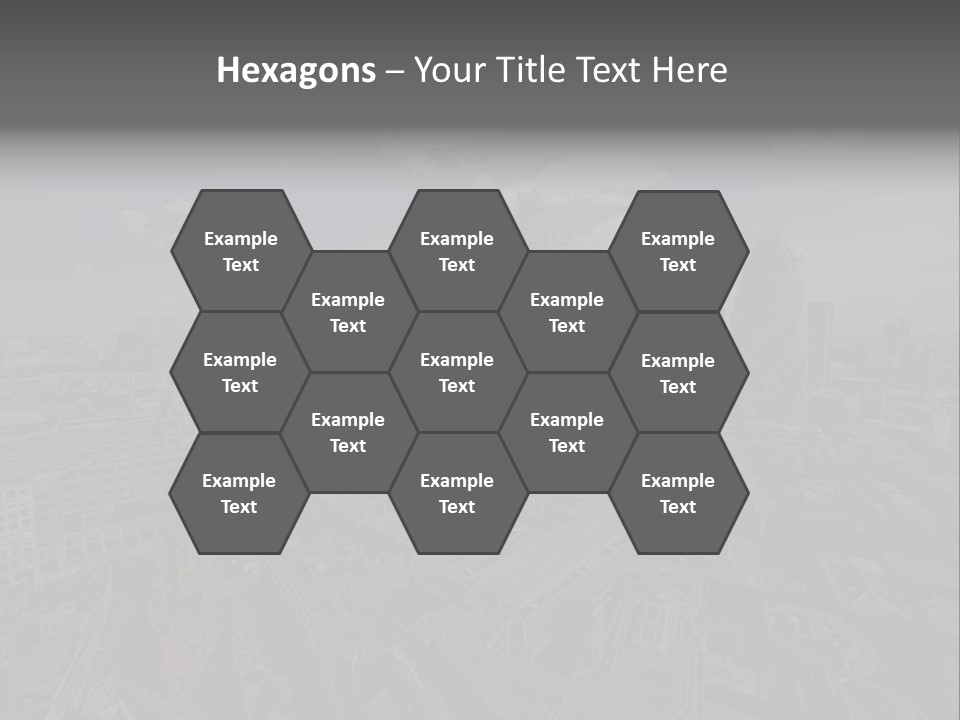 Skyscraper Tall Panorama PowerPoint Template