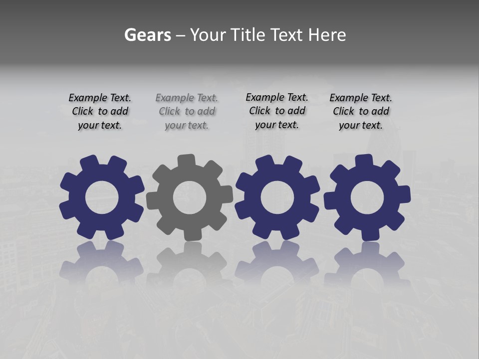 Skyscraper Tall Panorama PowerPoint Template