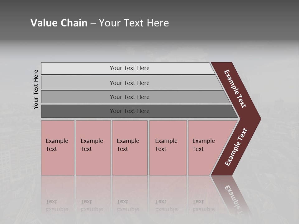 Skyscraper Tall Panorama PowerPoint Template