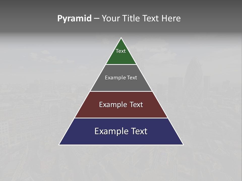 Skyscraper Tall Panorama PowerPoint Template
