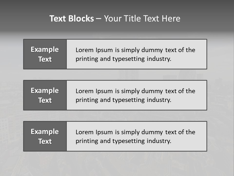 Skyscraper Tall Panorama PowerPoint Template
