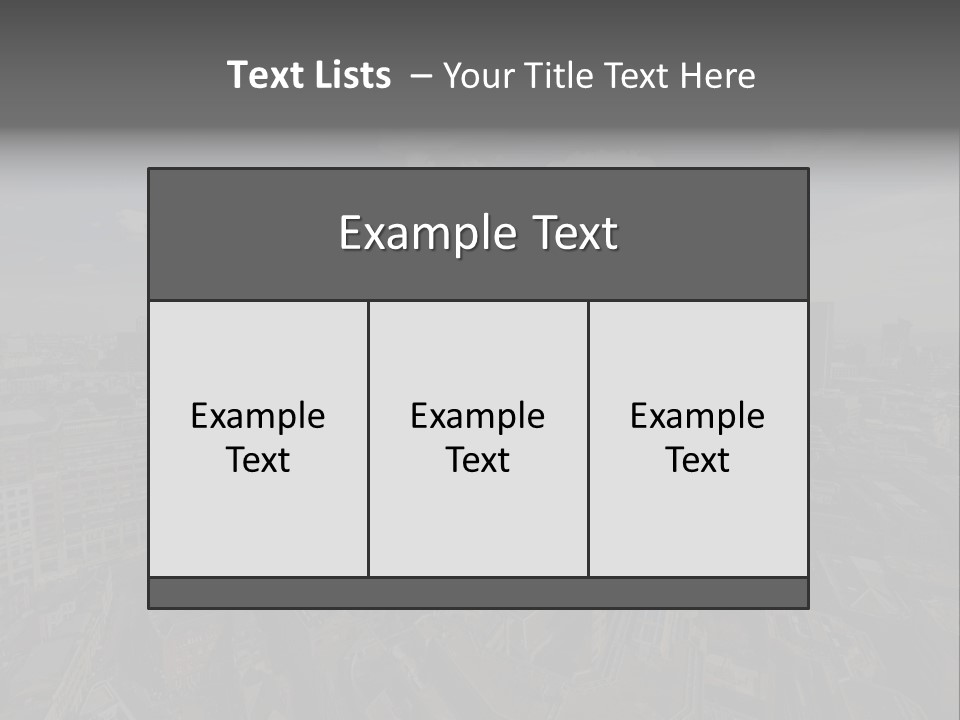 Skyscraper Tall Panorama PowerPoint Template
