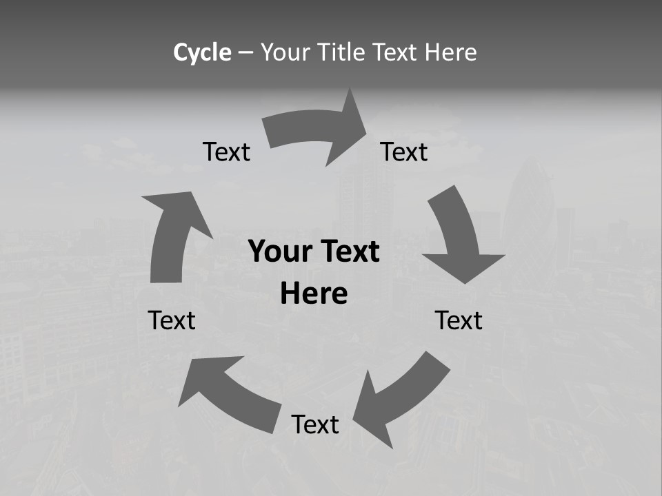 Skyscraper Tall Panorama PowerPoint Template