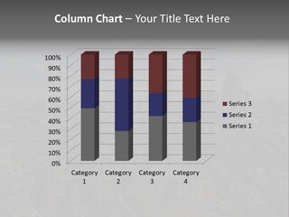 Skyscraper Tall Panorama PowerPoint Template