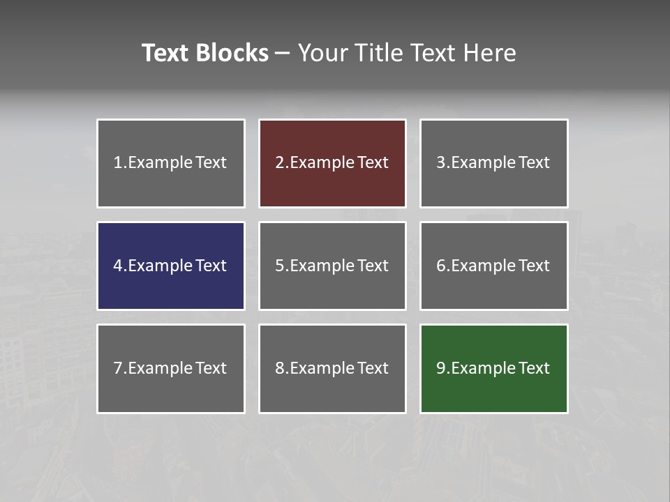 Skyscraper Tall Panorama PowerPoint Template