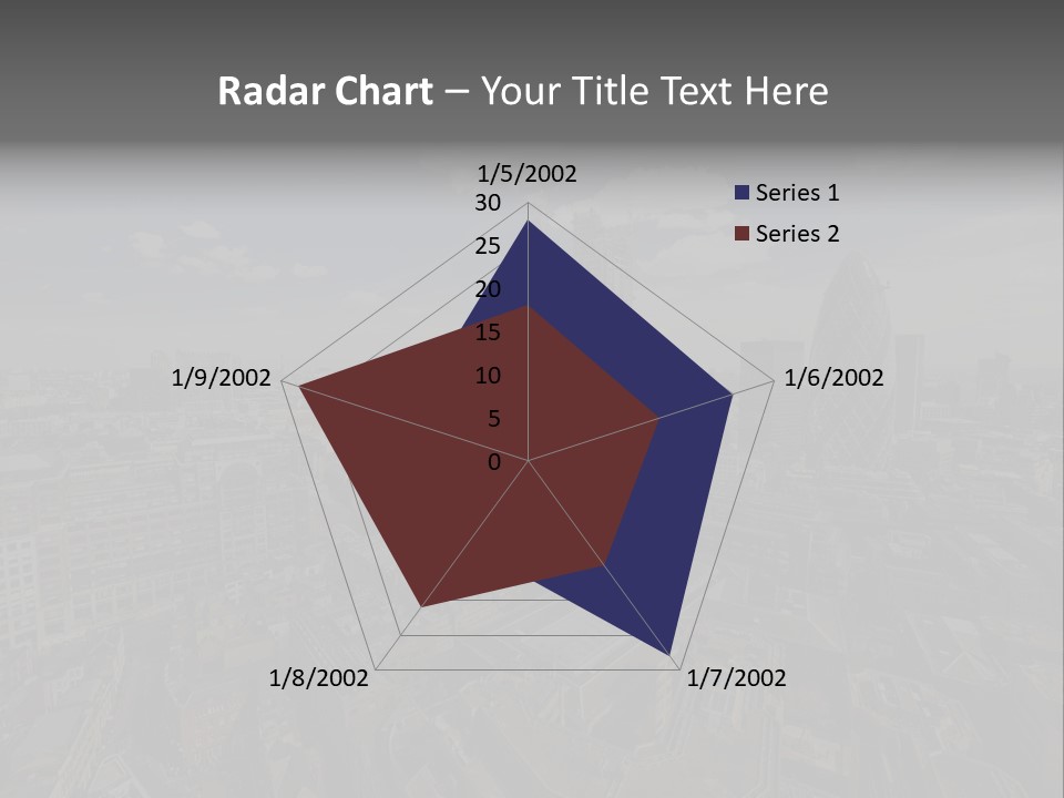Skyscraper Tall Panorama PowerPoint Template
