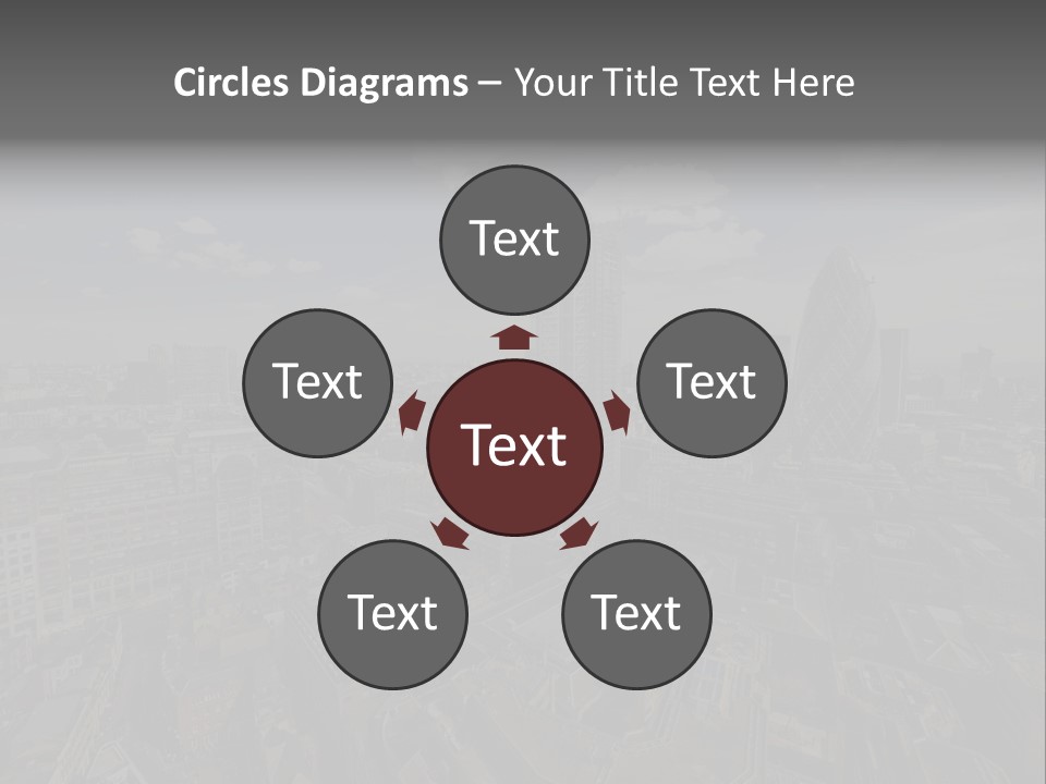 Skyscraper Tall Panorama PowerPoint Template