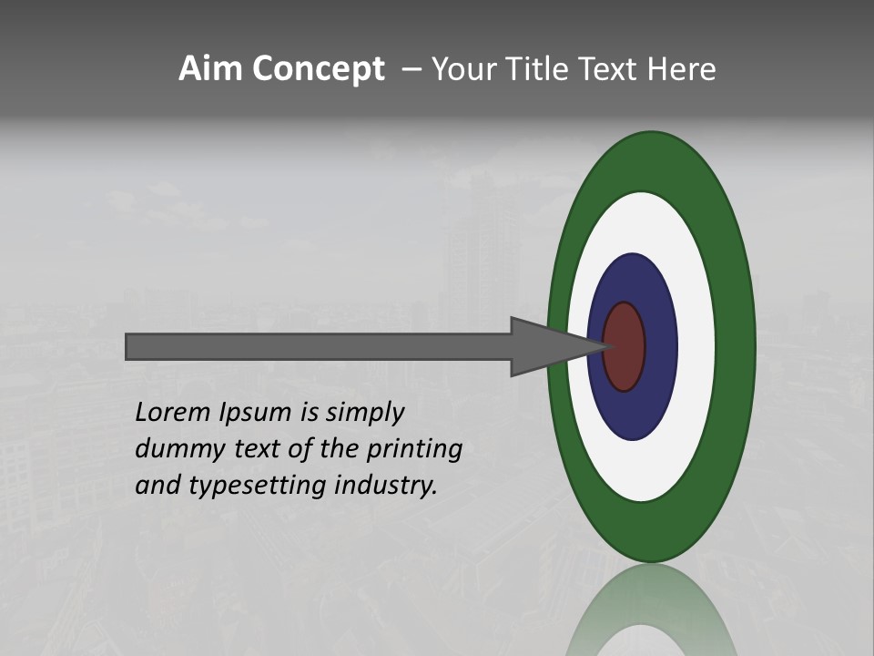 Skyscraper Tall Panorama PowerPoint Template