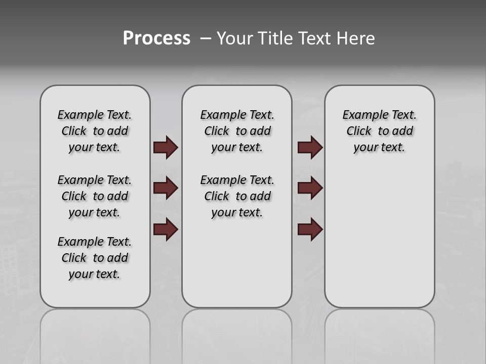 Skyscraper Tall Panorama PowerPoint Template