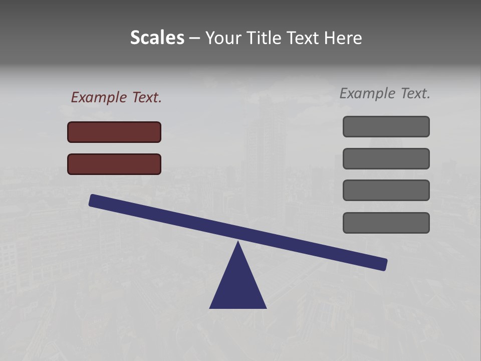 Skyscraper Tall Panorama PowerPoint Template