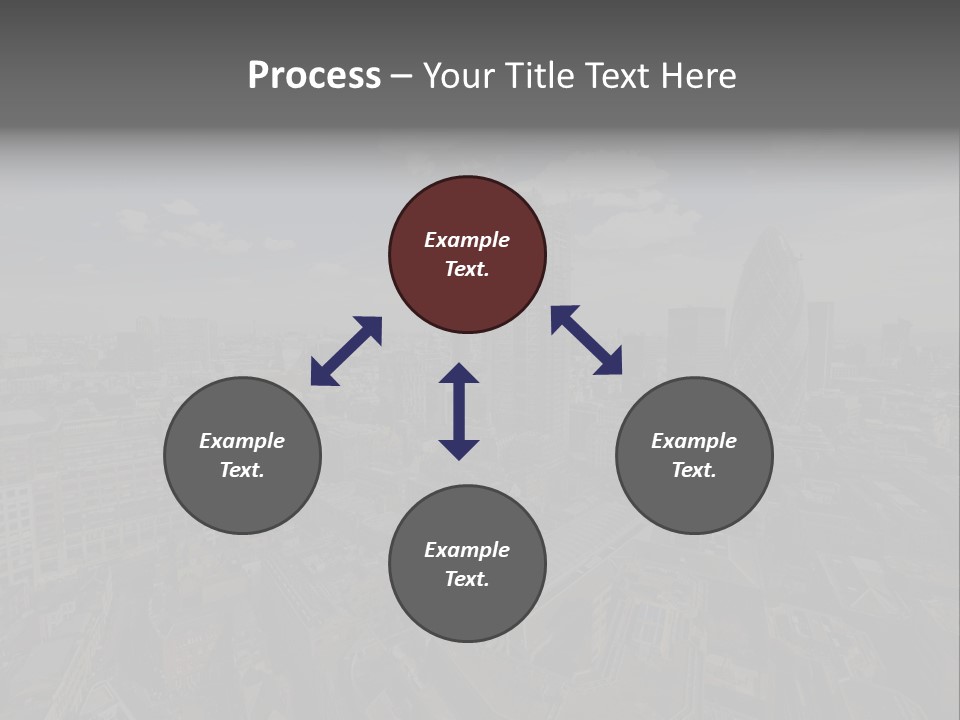 Skyscraper Tall Panorama PowerPoint Template