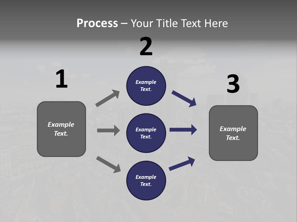 Skyscraper Tall Panorama PowerPoint Template