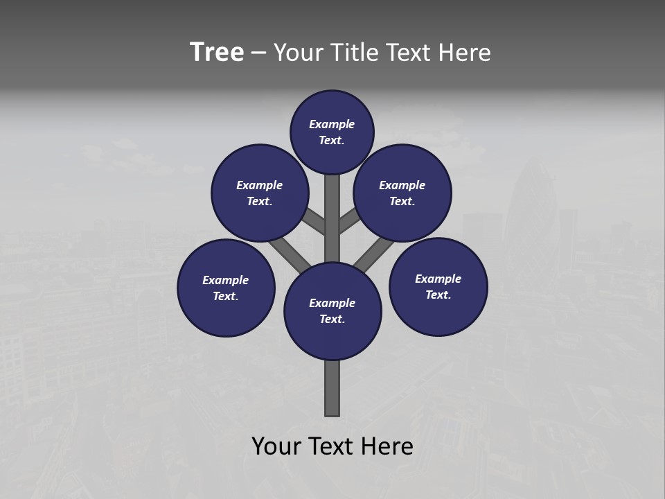 Skyscraper Tall Panorama PowerPoint Template