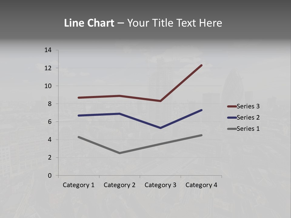 Skyscraper Tall Panorama PowerPoint Template