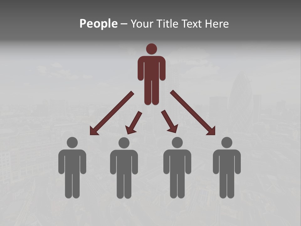 Skyscraper Tall Panorama PowerPoint Template