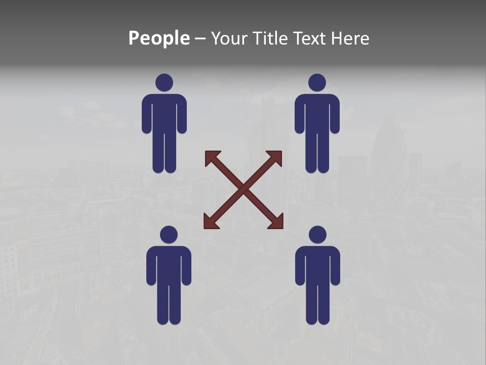 Skyscraper Tall Panorama PowerPoint Template