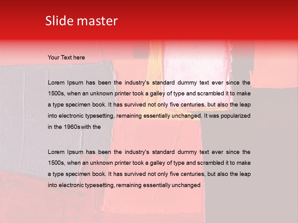 Brush Graphic Design PowerPoint Template