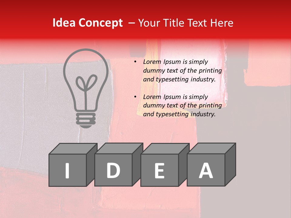 Brush Graphic Design PowerPoint Template