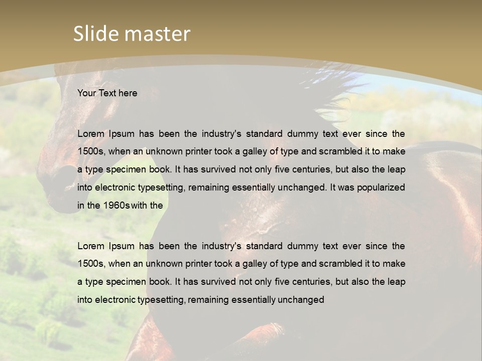 Outdoor Exterior Fast PowerPoint Template