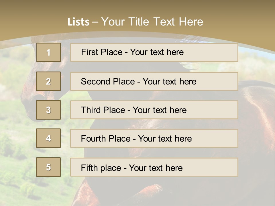 Outdoor Exterior Fast PowerPoint Template