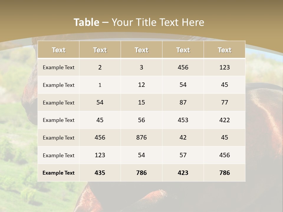 Outdoor Exterior Fast PowerPoint Template
