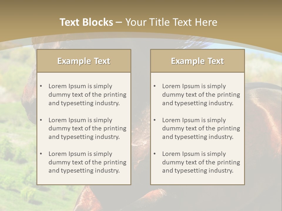 Outdoor Exterior Fast PowerPoint Template