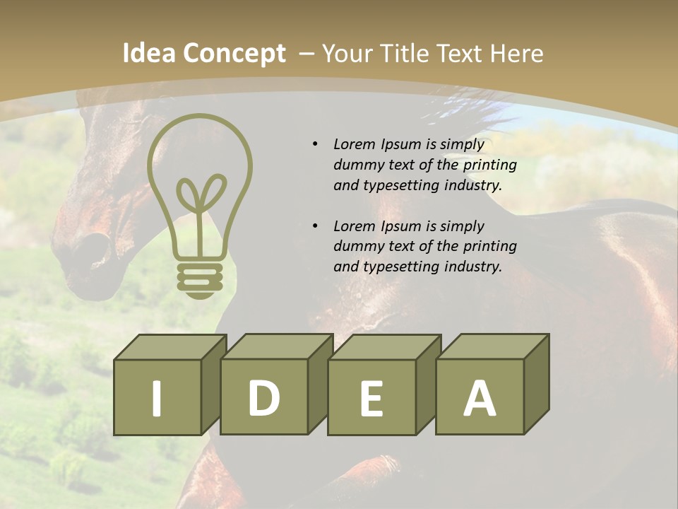 Outdoor Exterior Fast PowerPoint Template